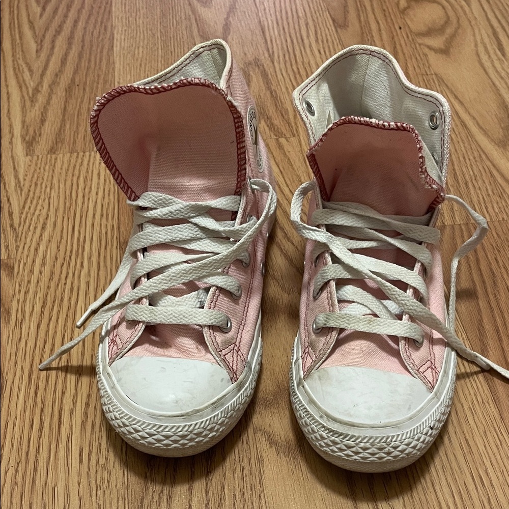 Converse Kids Light Pink High-Top Sneakers